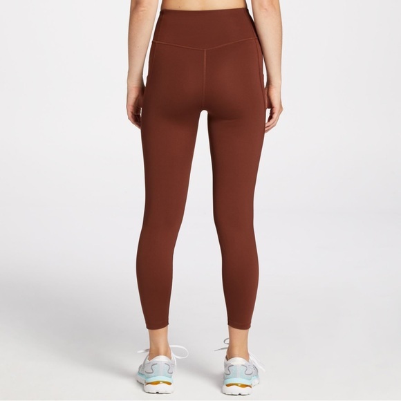 The North Face Women's Midline‎ High-Rise Pocket 7/8 Brown Leggings Size Medium - Picture 2 of 8